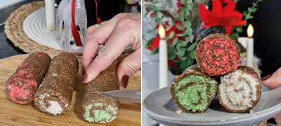 Рецепт за ролат со кокос во три бои (од едно тесто)