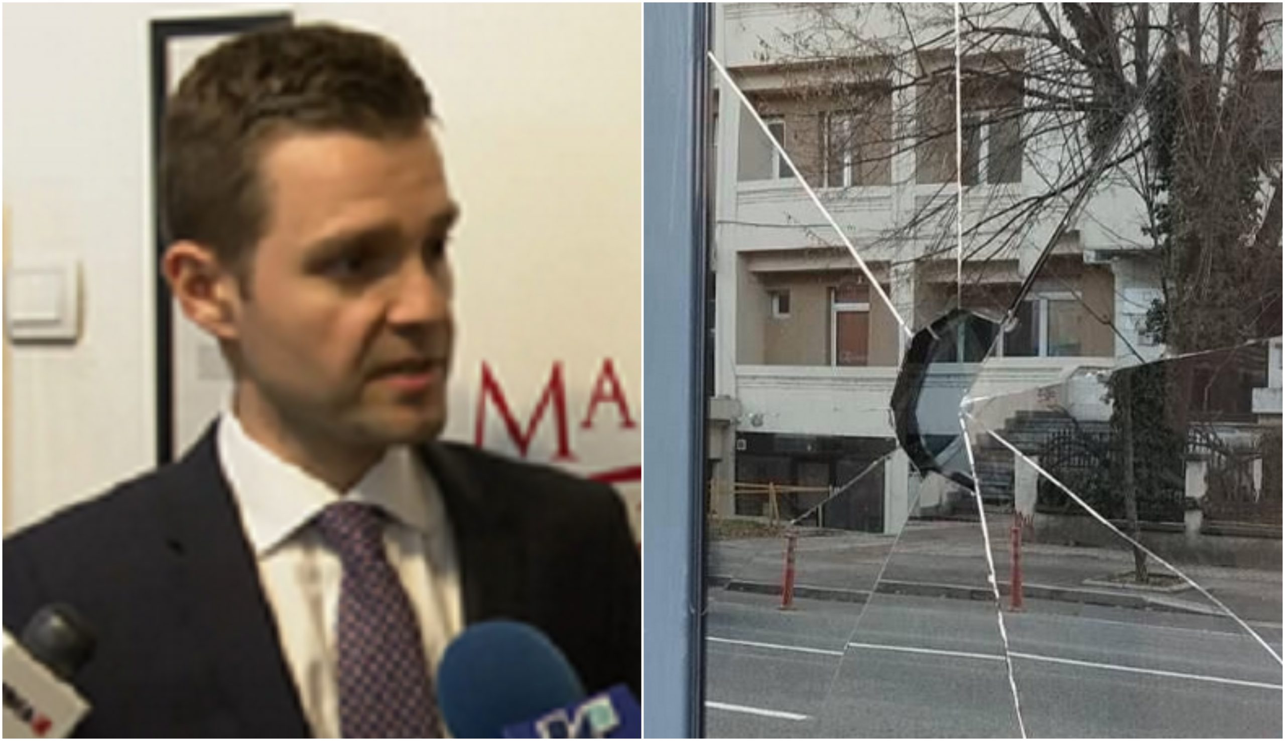 Се работи за изолиран случај, рече Муцунски за инцидентот со кршењето стакло на бугарската амбасада во Скопје