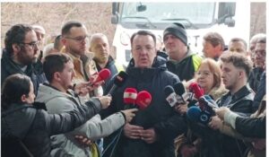 Превозниците излегоа на протест, Николоски: Блокадата е навремена, Шенген земјите да најдат решение