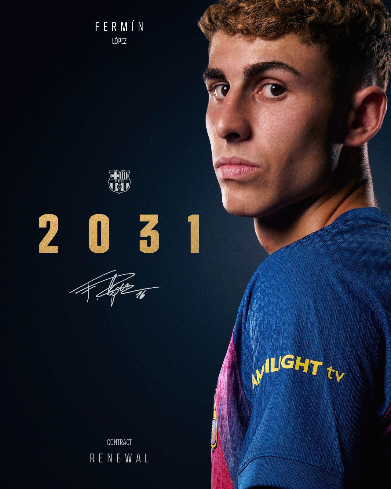 Официјално: Фермин Лопес останува во Барселона до 2031 година