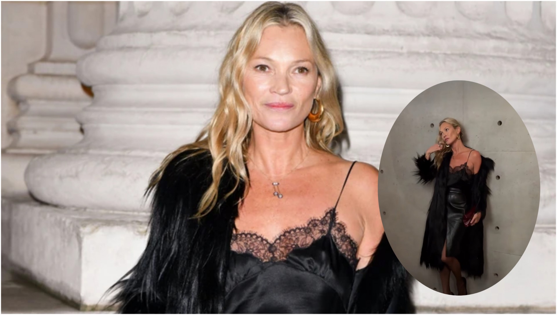 Кејт Мос во Париз покажа безобразен гламур на дело: Маестрално спои крзно, свила и кожа-како да има 25 години!