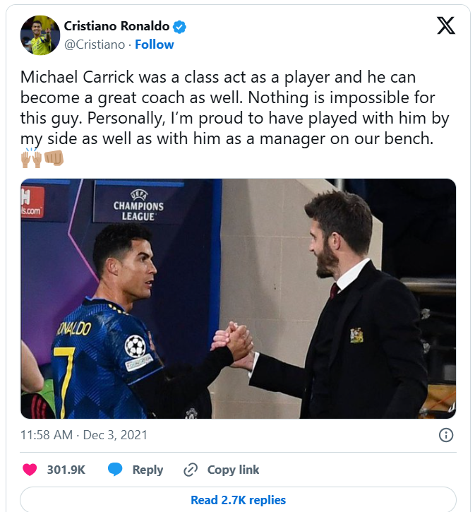 Објавата на Кристијано од пред четири години, денеска е хит во фудбалскиот свет!