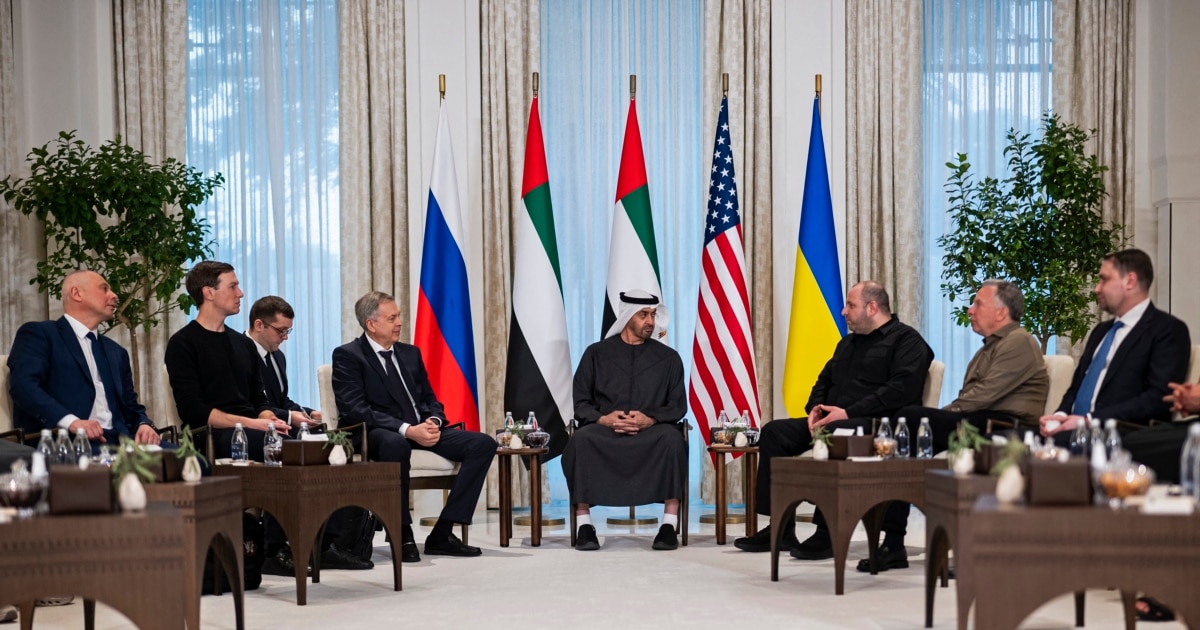 Украина, Русија и САД се договорија за нови разговори следната недела во Абу Даби