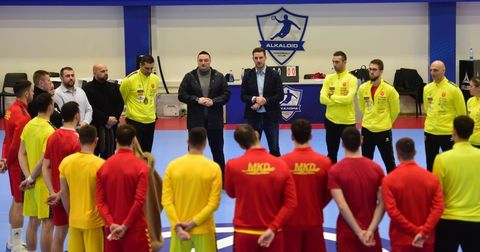 ФОТО: Министерот за спорт им посака среќа на ракометарите на ЕП 2026