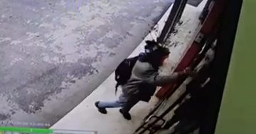 Осумдневен притвор за човекот што го скрши стаклото на бугарската амбасада