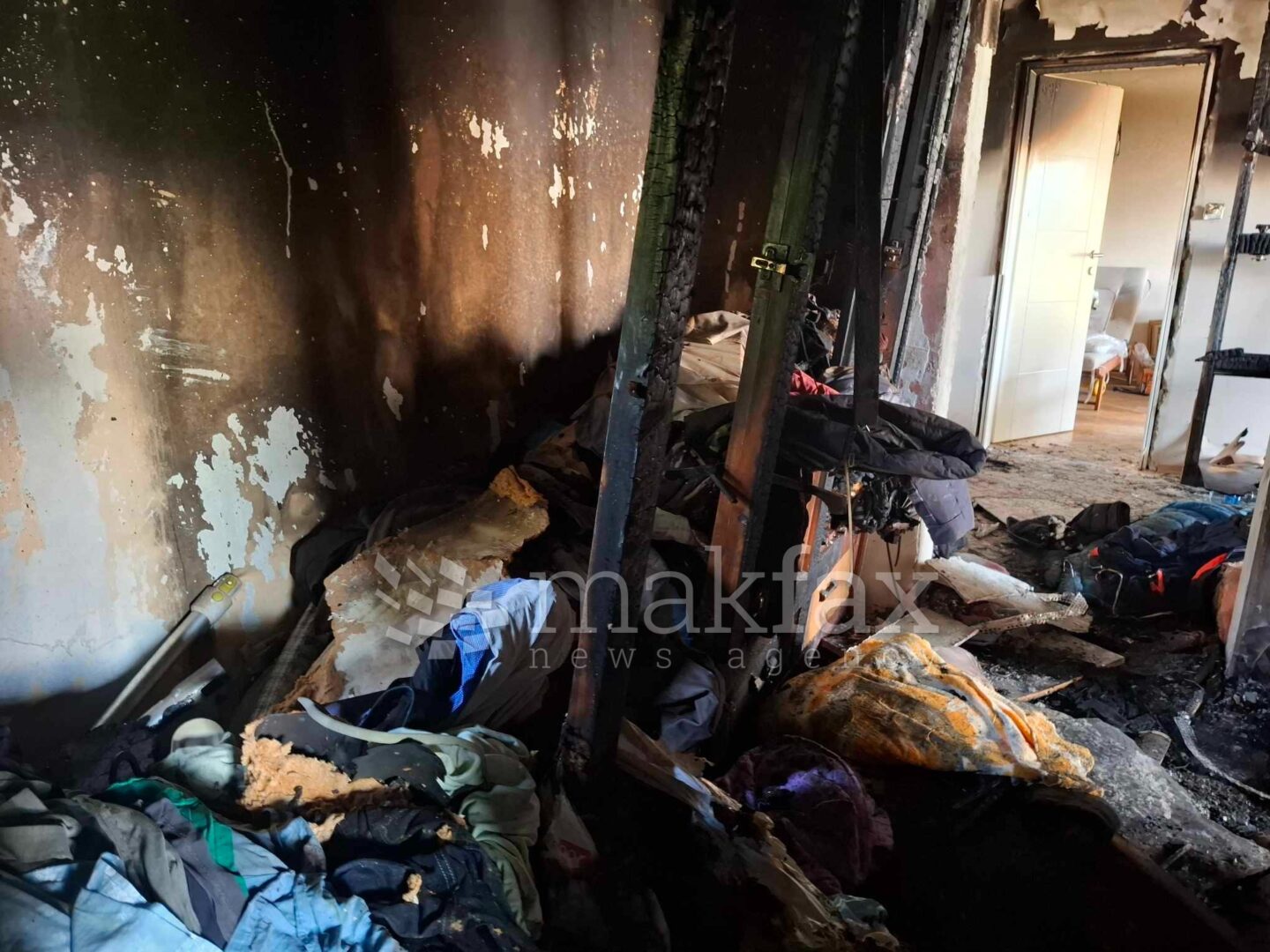 Изгоре стан во Дебар, нема повредени лица