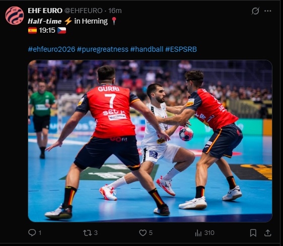 Србите се налутија: Им го згрешија знамето на стартот на ракометното ЕП (ФОТО)