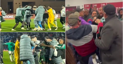 Хаос по четвртфиналето: Турканици на играчите, ама и новинарите на Алжир и Нигерија! (ВИДЕО)