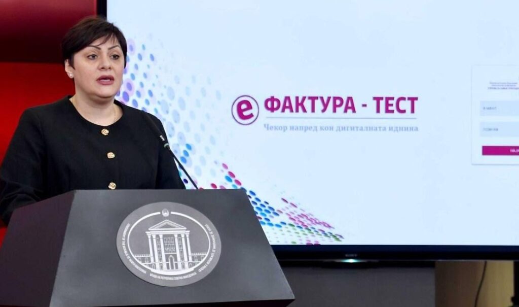 Димитриеска-Кочоска: Системот Е-фактура сериозен чекор во борбата со сивата економија и реформа во јавните финансии