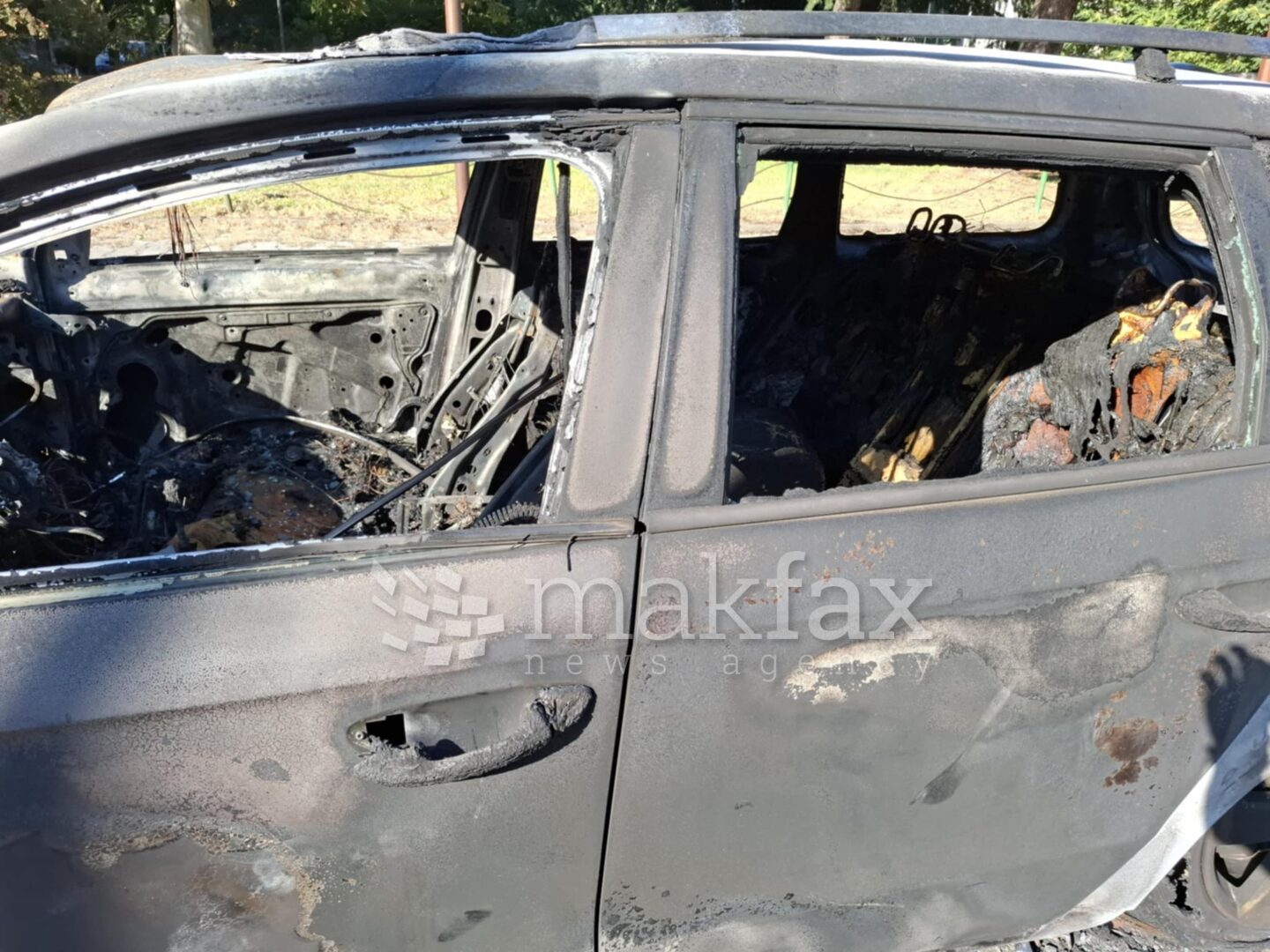 Изгоре „пасат“ на граничниот премин „Ќафасан“: нема повредени