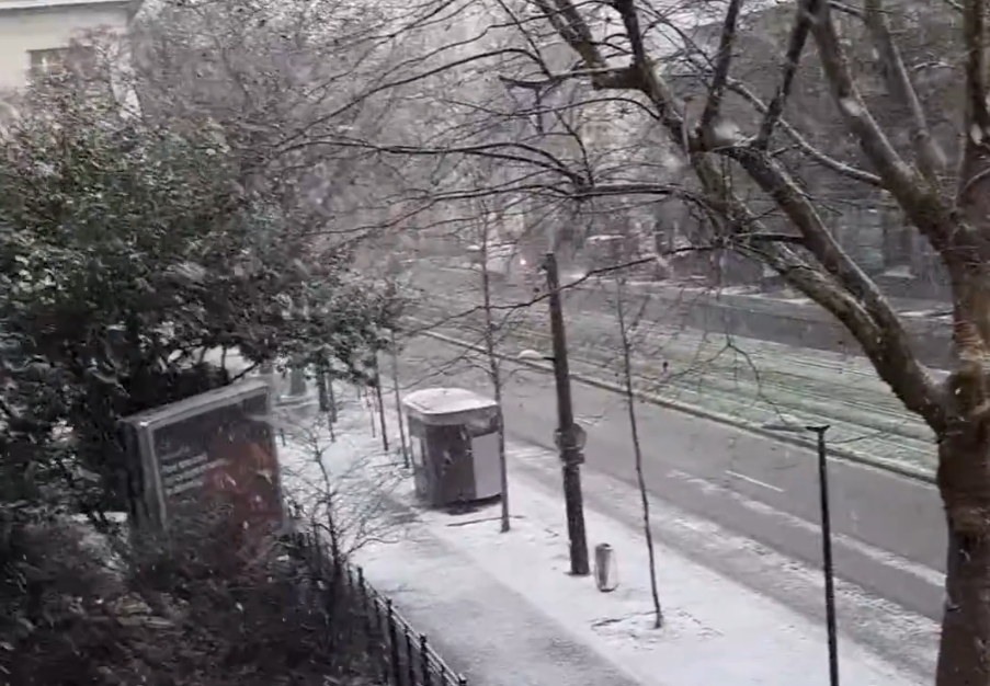 Снежна и ледена покривка во Европа, -30°C во Чешка