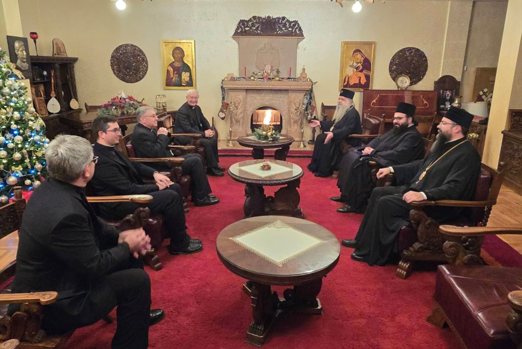 Средба на архиепископот со папскиот нунциј во Македонија