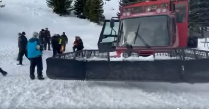 (ВИДЕО) Со ратраци превезувале скијачи без дозвола на Попова Шапка