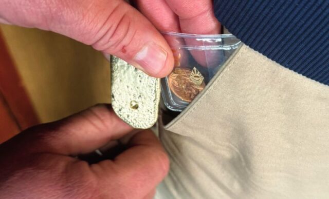 Царина: 13.900 евра, 3 златни монети и 1 златна плочка од околу 90 грама откриени кај двајца грчки државјани