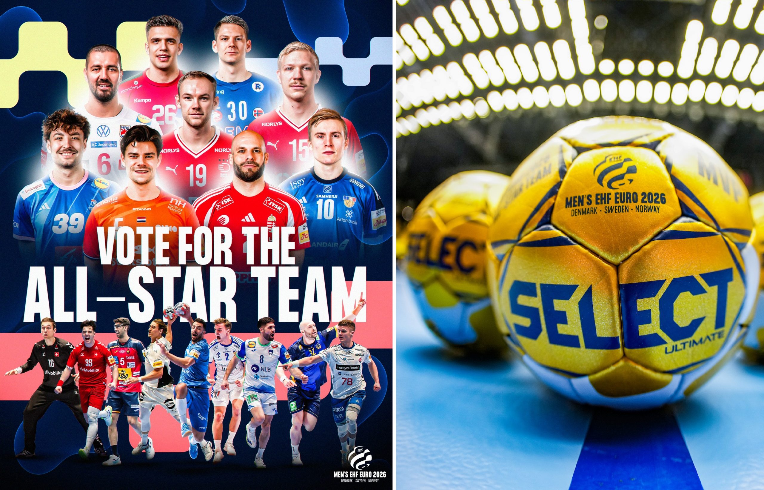 Објавени номинациите – еве кои ракометари се во конкуренција за Ол стар тимот на ЕП