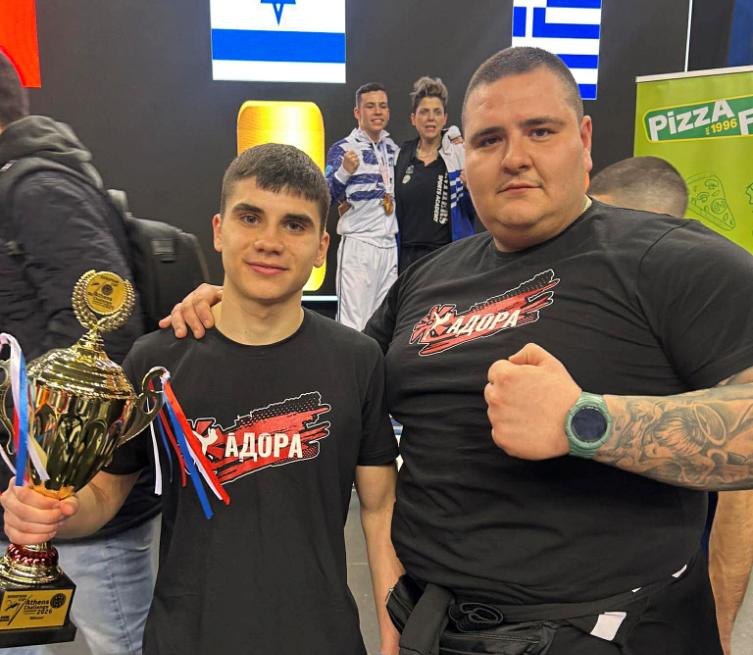 Златен медал за Калин Бабоски, сребро за Андреј Смилевски на Евроспкиот кик бокс куп Атина Челинџ