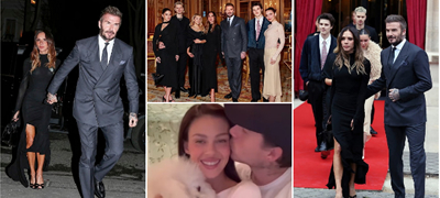 Бекамови првпат во јавност по драмата со Бруклин - Дејвид ја држи Викторија за рака, не реагираат на провокации од папараците