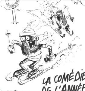 „Шарли Ебдо“ повторно на удар поради карикатурата за пожарот во Швајцарија