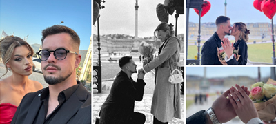 Кристијан од Штип ја запроси саканата во Штутгард: „Пред 8 години не ни успеа, сега се споивме пак и ја запросив по 6 месеци врска“