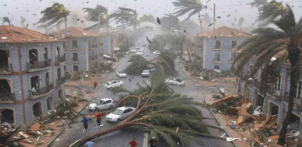 (ВИДЕО) Бура ја зафати Португалија, има и жртви
