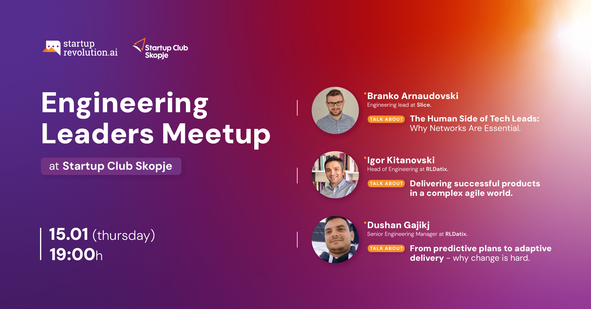 Engineering Leaders Meetup во Скопје: Вечер посветена на човечката страна на технолошкото лидерство