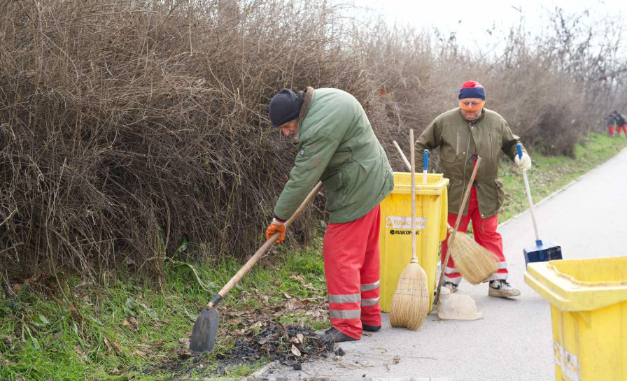 Акција за чистење и уредување на трим-патеката во Кисела Вода