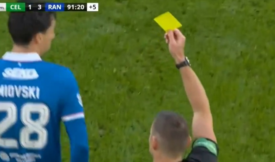 Миовски го доби најбрзиот жолт картон оваа сезона во Шкотска (Видео)