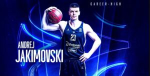 Јакимовски со нов дабл-дабл: Тренто го растури најдобриот тим во Еврокупот