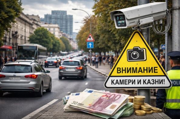 Камерите на Безбеден град од февруари нема да простуваат, ќе мора да се вози побавно, инаку ќе се казнува строго