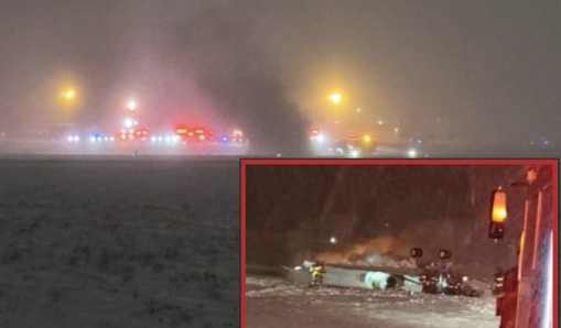 Приватен авион со осум патници се урна на аеродромот во Мејн