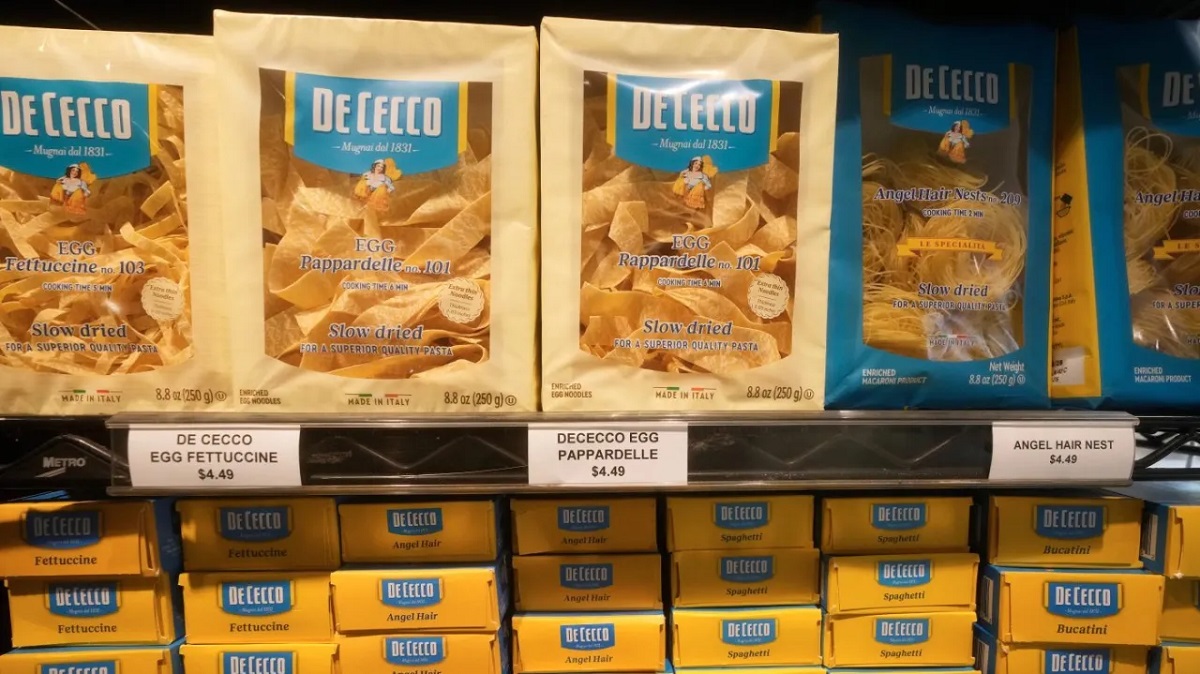 САД значително ги намалија предложените царини за италијанските тестенини