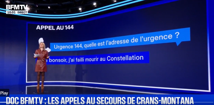 (ВИДЕО) Објавена е снимка од повиците за помош при пожарот во Швајцарија каде загинаа млади луѓе