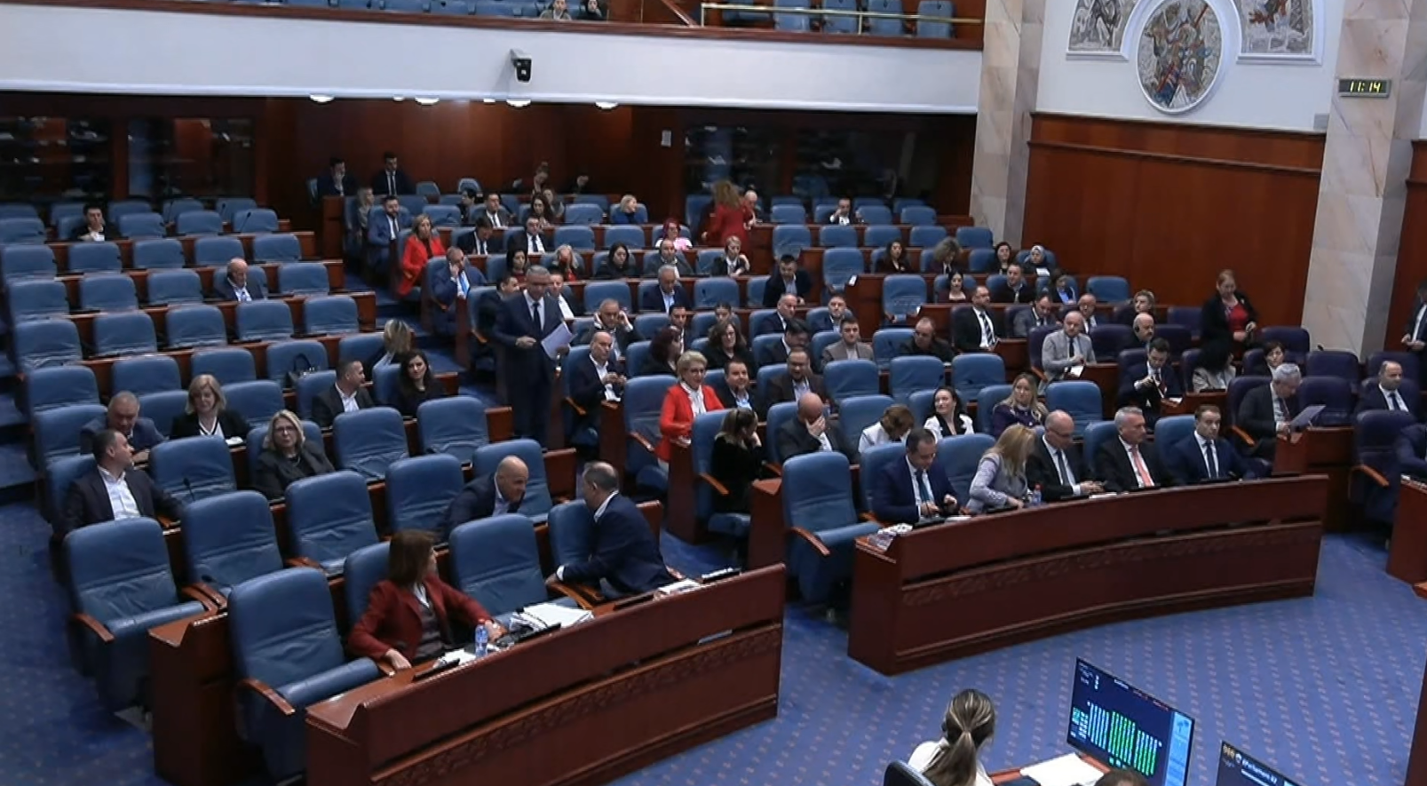 Пратенички прашања во Парламентот – најмногу одговараше Мицкоски