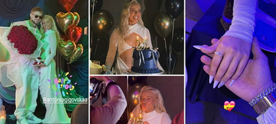 Сопругот по вторпат ја запроси Антониа Гиговска (25), среде нејзината гламурозна роденденска прослава