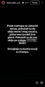 Аца Лукас: Ноќеска се обидоа да ме убијат!