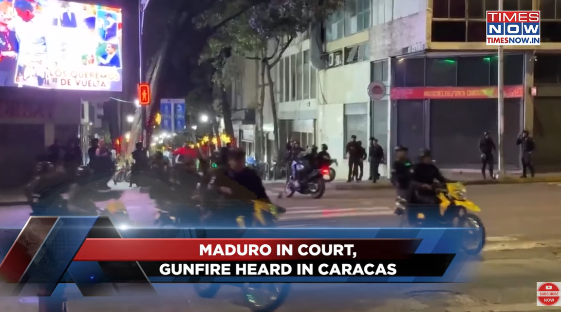 (ВИДЕО) Пукање и дронови имало ноќеска во Каракас?