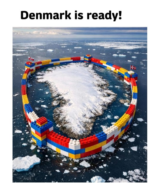 Дали Данска ќе го брани Гренланд со лего коцки?