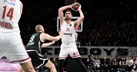 Олимпијакос има страшен тандем, Милутинов е МВП на полусезоната во Евролигата!