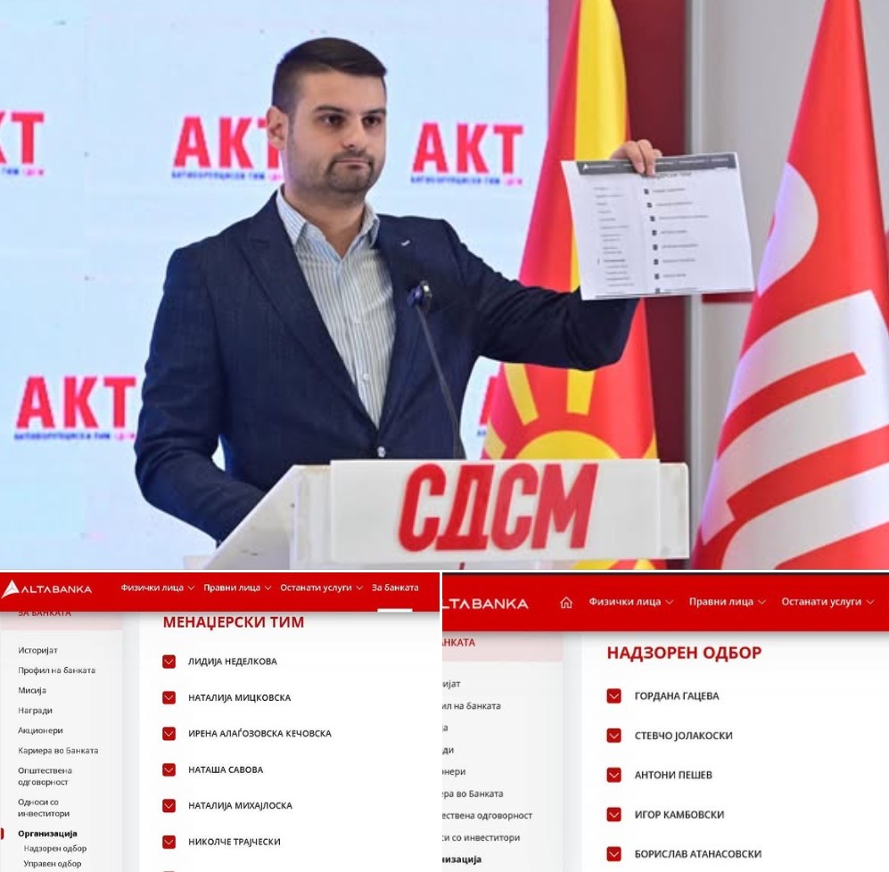 „Дали Мицкоски има сметка во Алта банка?“: СДСМ со нови објави тврди – има поврзаност меѓу Владата и новата банка во земајва