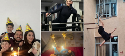 Саканата на ракометарот Дејан Пецаковски (40) му приреди роденденско изненадување, со неговите синови од првиот брак