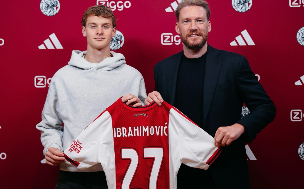 Каков татко, таков син: Ајакс се пофали со Максимилијан Ибрхаимовиќ (ФОТО)