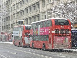 Застои во сообраќајот во Скопје по првиот снег годинава