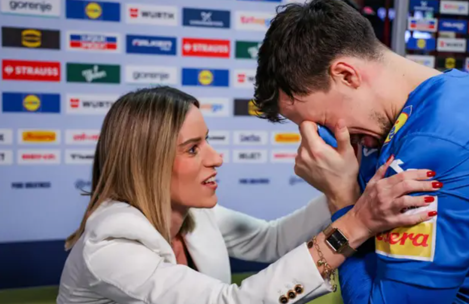 Хрватот Maртиновиќ во солзи по пласманот во полуфиналето, новинарка го тешеше