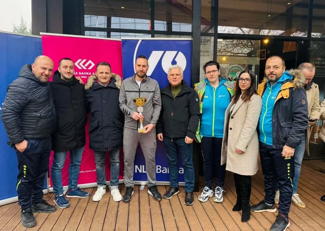 На Зимскиот тениски турнир „Банкари и дипломати“ – Златен пехар за НЛБ банка