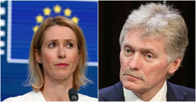 РУСИЈА И САД НЕМА ДА РАЗГОВАРААТ ЗА УКРАИНА СО НЕКОМПЕТЕНТНATA ЕВРОКОМЕСАРКА КАЛАС, РЕЧЕ ПЕСКОВ