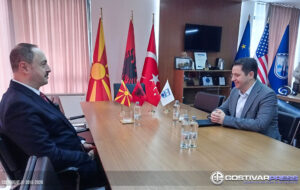 Амбасадорот на Турција, Фатих Улусој на средба со градоначалникот на Гостивар, Лимани