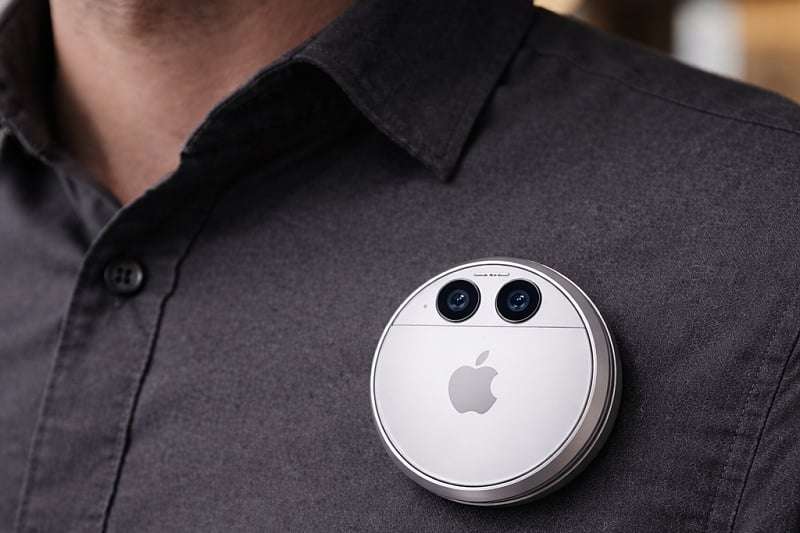 Apple развива AI пин со две камери со големина на AirTag
