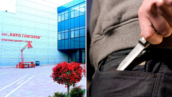 Дете извадило нож во ОУ „Киро Глигоров“, мајката потпишала изјава дека ножот во ранецот го ставила по грешка