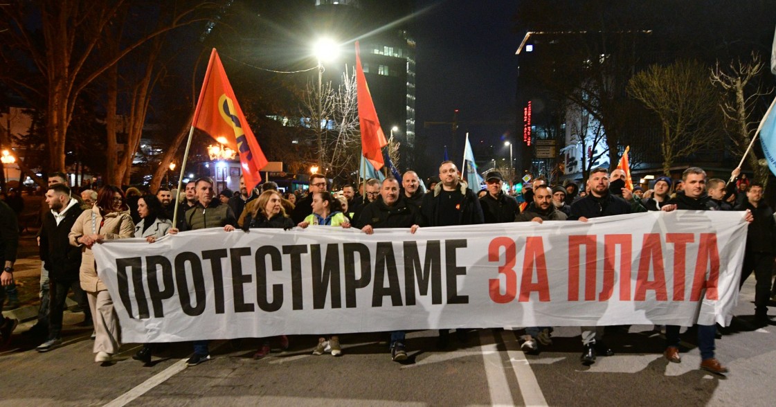 ССМ протестира пред Собранието