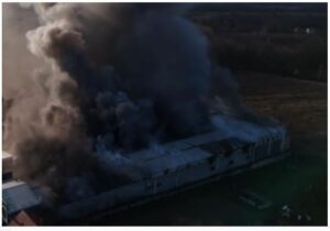 Голем пожар во близина на Брчко, тешко повредени се осум работници